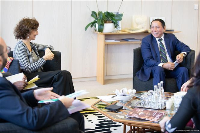 Le Vietnam s'engage à accompagner l'UNESCO dans le développement durable de la culture ảnh 1 Le Vietnam s'engage à accompagner l'UNESCO dans le développement durable de la culture ảnh 1
