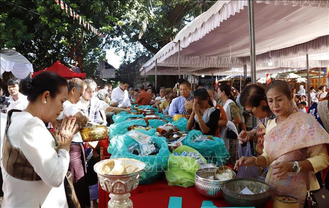 Une pagode vietnamienne modernisée inaugurée au Laos ảnh 2
