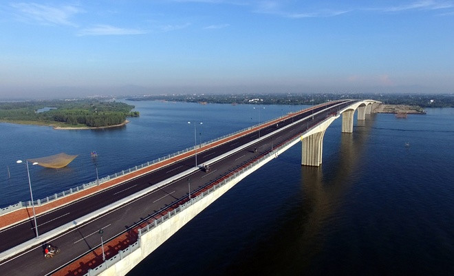 Inauguration du pont Cua Dai dans la province de Quang Nam ảnh 1 Inauguration du pont Cua Dai dans la province de Quang Nam ảnh 1