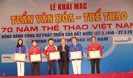 La Semaine de la culture et du sport du Vietnam s'ouvre à Hanoi ảnh 1 La Semaine de la culture et du sport du Vietnam s'ouvre à Hanoi ảnh 1