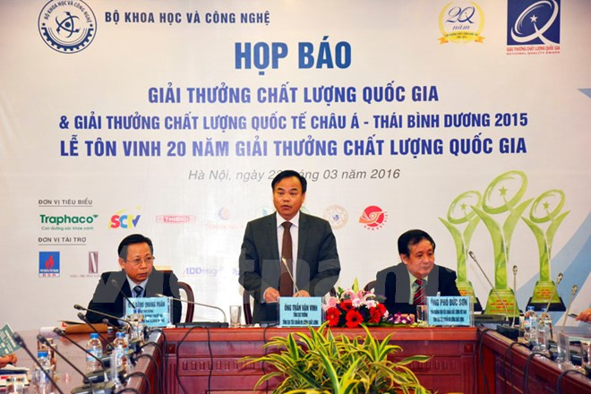 Prix national de la qualité : 77 entreprises vietnamiennes à l’honneur ảnh 1 Prix national de la qualité : 77 entreprises vietnamiennes à l’honneur ảnh 1
