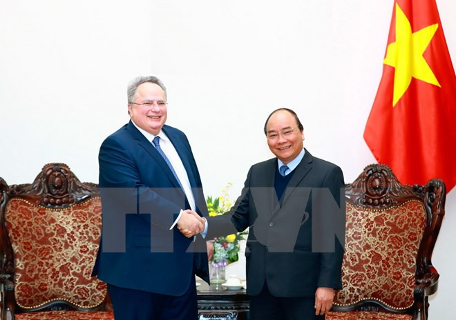 Le Premier ministre Nguyên Xuân Phuc plaide pour la promotion des liens Vietnam-Grèce ảnh 1 Le Premier ministre Nguyên Xuân Phuc plaide pour la promotion des liens Vietnam-Grèce ảnh 1