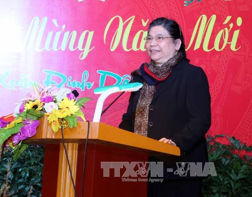 La vice-présidente de l'AN Tong Thi Phong en visite à New York ảnh 1