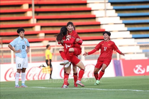 SEA Games 32: deuxième victoire de l’équipe du footbal féminin du Vietnam ảnh 1 SEA Games 32: deuxième victoire de l’équipe du footbal féminin du Vietnam ảnh 1