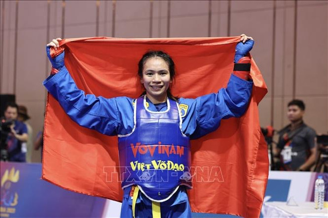 SEA Games 32: le Vietnam remporte cinq médailles d'or samedi ảnh 3 SEA Games 32: le Vietnam remporte cinq médailles d'or samedi ảnh 3