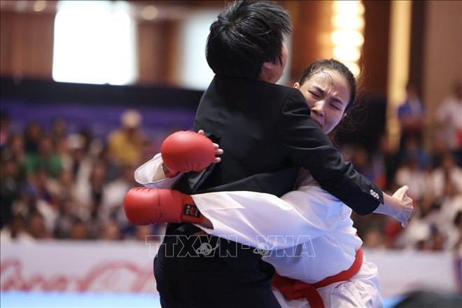 SEA Games 32 : l'équipe féminine de basketball 3x3 du Vietnam remporte une médaille d'or historique ảnh 4 SEA Games 32 : l'équipe féminine de basketball 3x3 du Vietnam remporte une médaille d'or historique ảnh 4