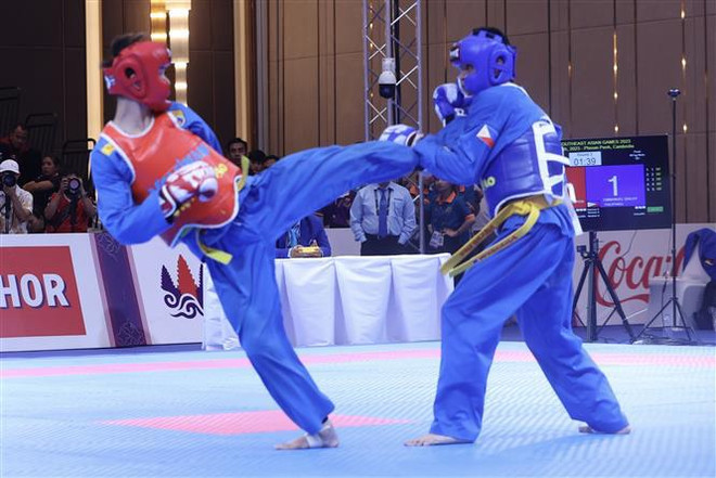 SEA Games 32 : le Vietnam décroche l'argent en Vovinam ảnh 1