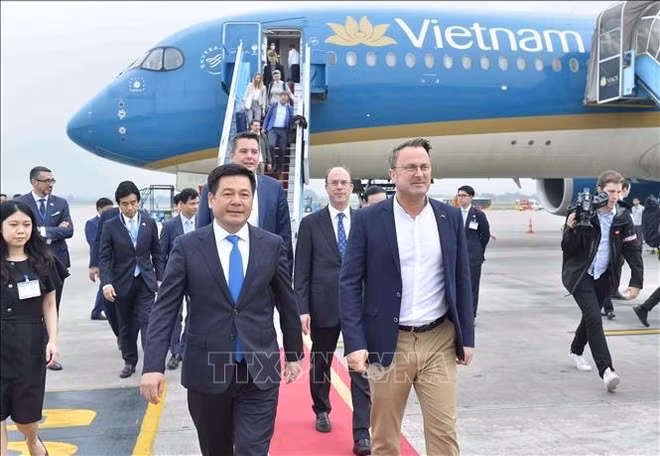 Le PM du Grand-Duché du Luxembourg entame une visite officielle au Vietnam ảnh 1