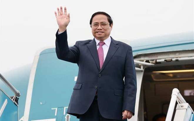 Le Premier ministre Pham Minh Chinh part pour le 42e Sommet de l'ASEAN ảnh 1 Le Premier ministre Pham Minh Chinh part pour le 42e Sommet de l'ASEAN ảnh 1