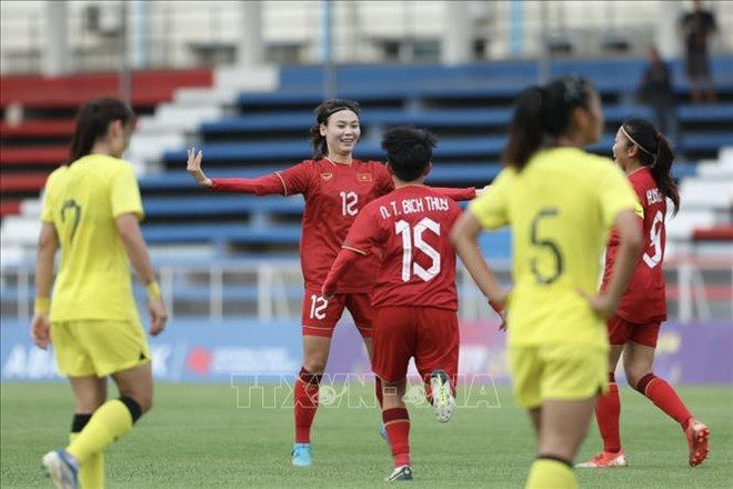 SEA Games 32 : belle performance de la sélection de football féminine du Vietnam ảnh 1 SEA Games 32 : belle performance de la sélection de football féminine du Vietnam ảnh 1