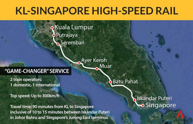 Malaisie et Singapour parviennent à un accord sur un projet ferroviaire commun ảnh 1 Malaisie et Singapour parviennent à un accord sur un projet ferroviaire commun ảnh 1