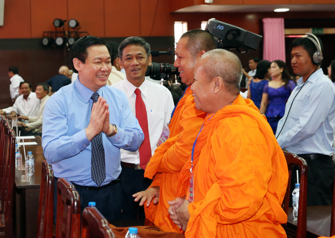 Rencontre à l’occasion de la fête Chol Chnam Thmay ảnh 1 Rencontre à l’occasion de la fête Chol Chnam Thmay ảnh 1