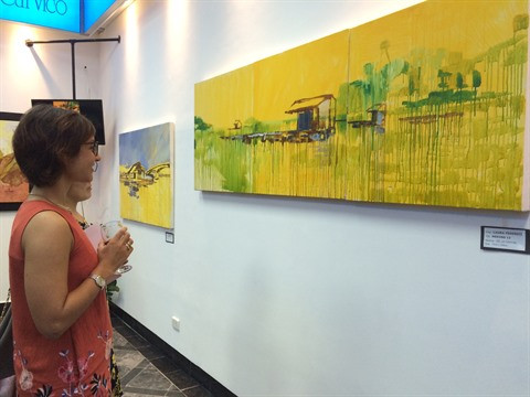 Une exposition d’art «vietnamo-italienne» à Hanoï ảnh 1 Une exposition d’art «vietnamo-italienne» à Hanoï ảnh 1