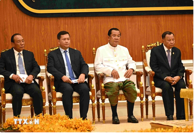 Félicitations au nouveau président du Sénat cambodgien Samdech Techo Hun Sen ảnh 1 Félicitations au nouveau président du Sénat cambodgien Samdech Techo Hun Sen ảnh 1