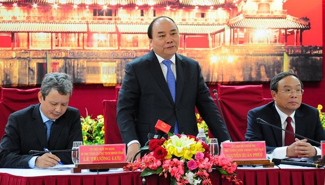 Le PM Nguyên Xuân Phuc formule ses voeux du Têt à Thua Thiên-Huê ảnh 1 Le PM Nguyên Xuân Phuc formule ses voeux du Têt à Thua Thiên-Huê ảnh 1