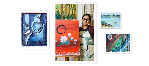 Une jeune artiste indienne atteinte de trisomie partage son amour pour le Vietnam ảnh 1 Une jeune artiste indienne atteinte de trisomie partage son amour pour le Vietnam ảnh 1