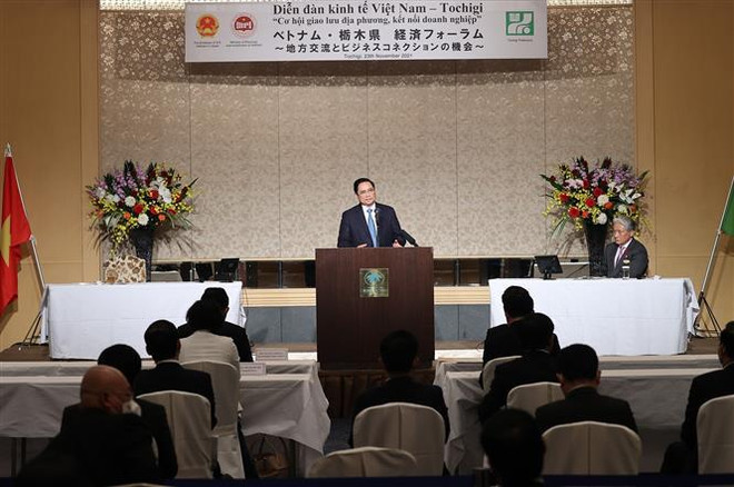 Le Premier ministre Pham Minh Chinh se rend à Tochigi (Japon) ảnh 2 Le Premier ministre Pham Minh Chinh se rend à Tochigi (Japon) ảnh 2