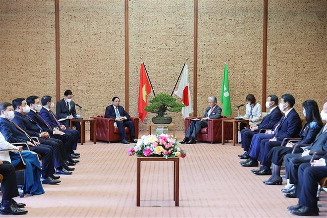 Le Premier ministre Pham Minh Chinh se rend à Tochigi (Japon) ảnh 1 Le Premier ministre Pham Minh Chinh se rend à Tochigi (Japon) ảnh 1