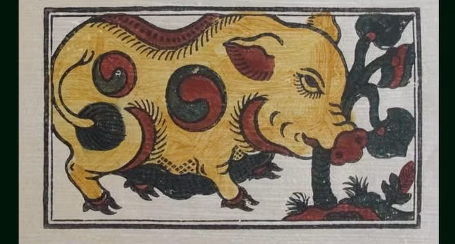 Dans les estampes de Dông Hô, tout est bon dans le cochon ảnh 2