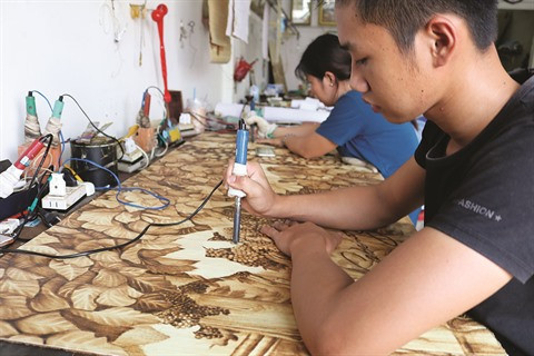 Gravure sur feuille de palmier ảnh 2 Gravure sur feuille de palmier ảnh 2