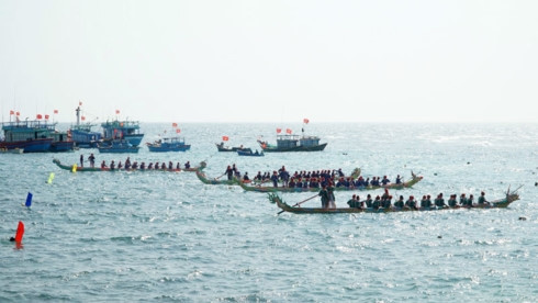 Course de pirogues de Ly Son ảnh 1 Course de pirogues de Ly Son ảnh 1