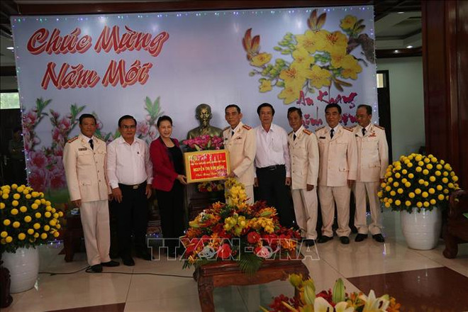 La présidente de l'AN effectue une visite à Tien Giang à l’occasion du Têt ảnh 1 La présidente de l'AN effectue une visite à Tien Giang à l’occasion du Têt ảnh 1