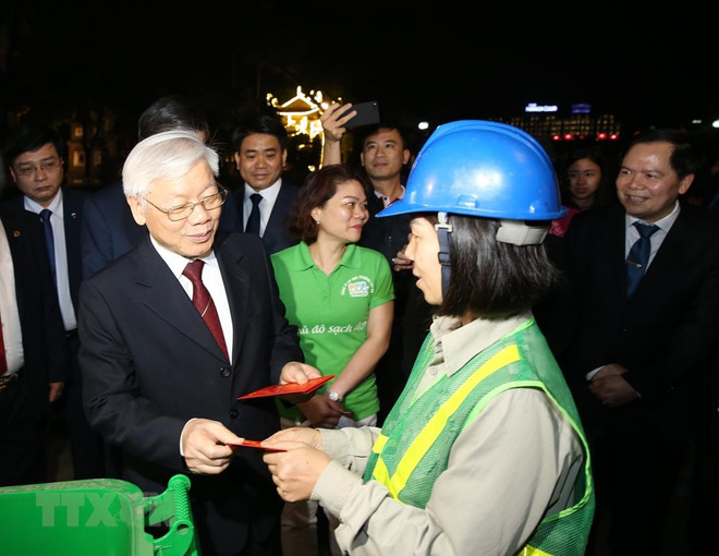 Le SG du Parti et président Nguyen Phu Trong adresse ses vœux du Têt à plusieurs organes ảnh 2 Le SG du Parti et président Nguyen Phu Trong adresse ses vœux du Têt à plusieurs organes ảnh 2