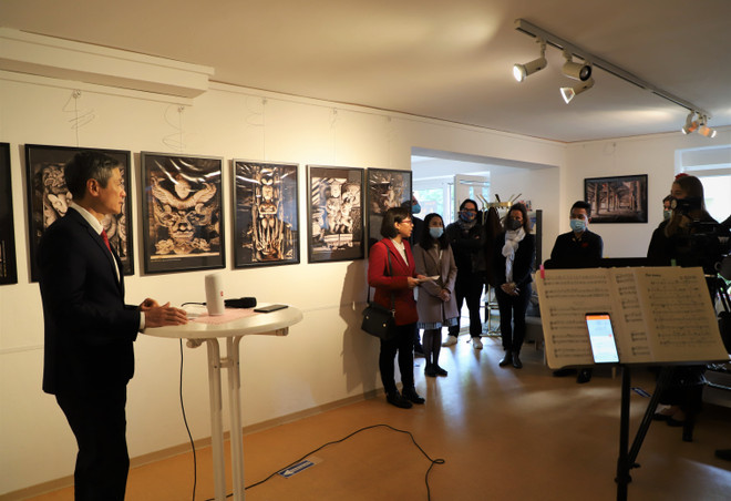 Présentation de la maison communale vietnamienne auprès du public allemand ảnh 2 Présentation de la maison communale vietnamienne auprès du public allemand ảnh 2