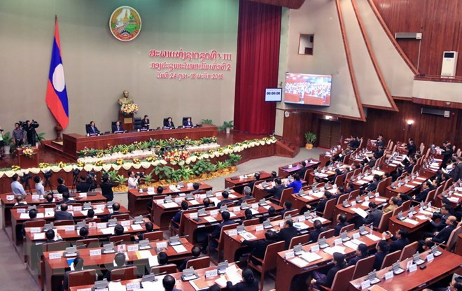 Ouverture de la 5e session de l’Assemblée nationale laotienne ảnh 1 Ouverture de la 5e session de l’Assemblée nationale laotienne ảnh 1