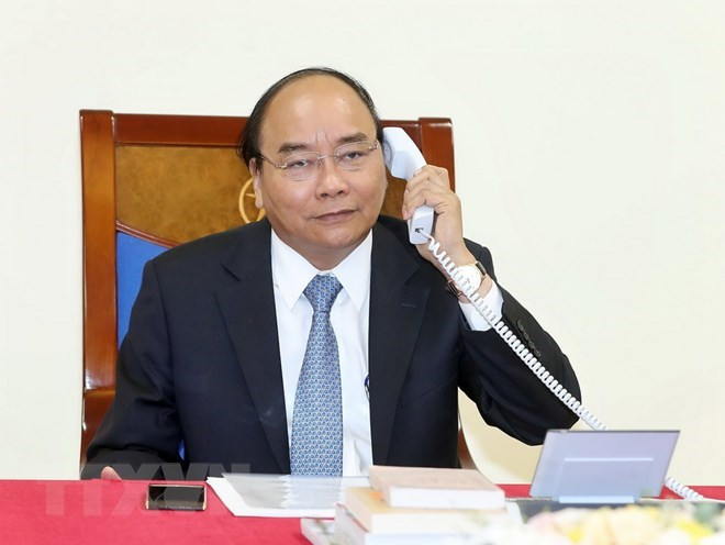 Les Premiers ministres vietnamien et danois s’entretiennent au téléphone ảnh 1 Les Premiers ministres vietnamien et danois s’entretiennent au téléphone ảnh 1