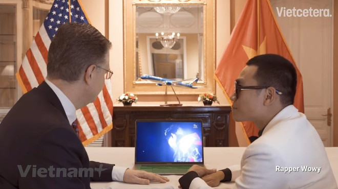 Têt: l'ambassadeur américain au Vietnam adresse ses vœux de Nouvel An en rappant ảnh 2 Têt: l'ambassadeur américain au Vietnam adresse ses vœux de Nouvel An en rappant ảnh 2