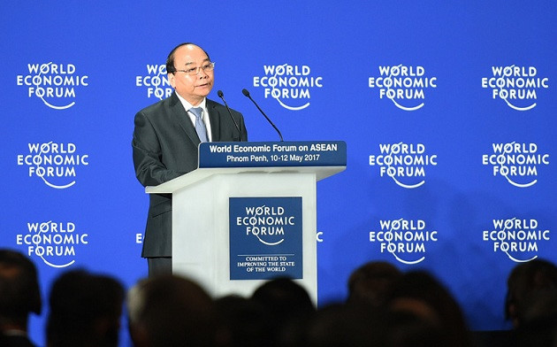 Le PM Nguyên Xuân Phuc présente sa vision au WEF ASEAN 2017 ảnh 1 Le PM Nguyên Xuân Phuc présente sa vision au WEF ASEAN 2017 ảnh 1