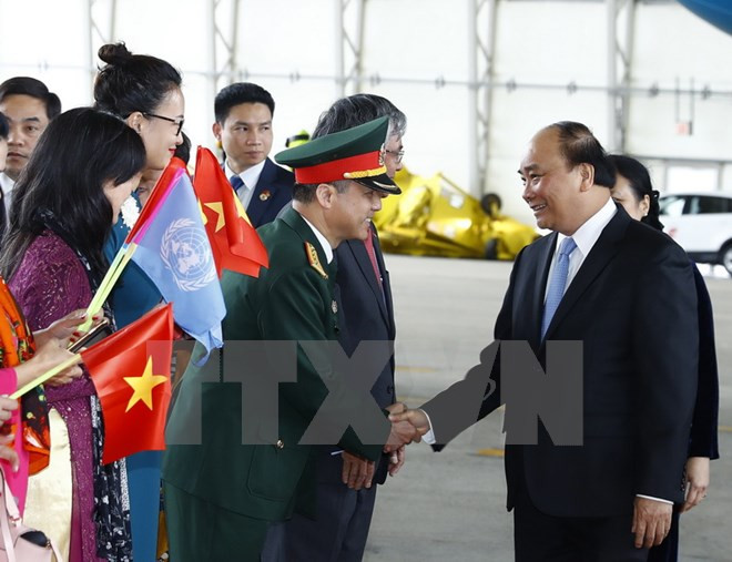 Le Premier ministre Nguyên Xuân Phuc entame sa visite officielle aux Etats-Unis ảnh 1 Le Premier ministre Nguyên Xuân Phuc entame sa visite officielle aux Etats-Unis ảnh 1