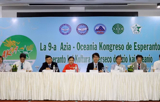 Ouverture du neuvième congrès d'espéranto Asie-Océanie ảnh 1 Ouverture du neuvième congrès d'espéranto Asie-Océanie ảnh 1