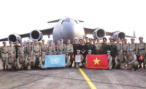 Casques bleus vietnamiens : mission accomplie malgré le COVID-19 ảnh 1 Casques bleus vietnamiens : mission accomplie malgré le COVID-19 ảnh 1