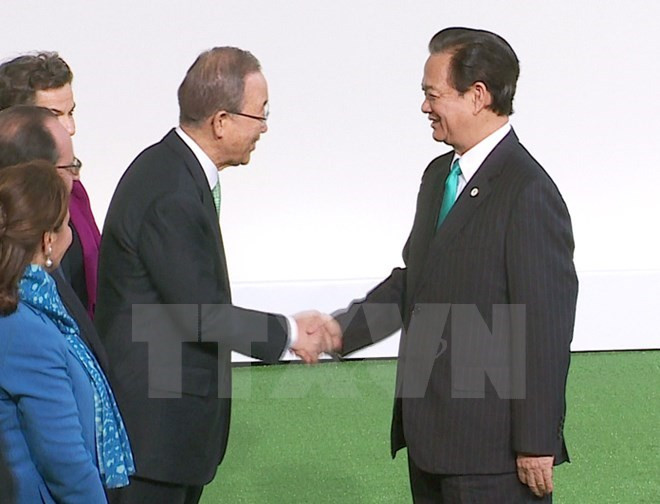 Le PM vietnamien à l'ouverture de la COP21 à Paris ảnh 1 Le PM vietnamien à l'ouverture de la COP21 à Paris ảnh 1