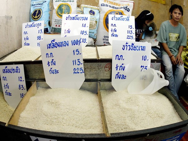 La Thaïlande prévoit d'exporter 10 millions de tonnes de riz en 2017 ảnh 1 La Thaïlande prévoit d'exporter 10 millions de tonnes de riz en 2017 ảnh 1