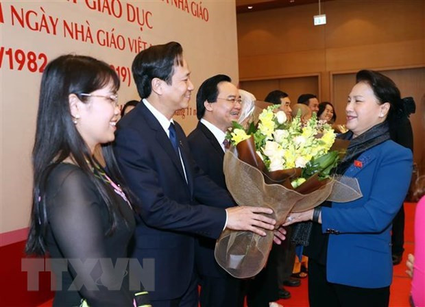 La présidente de l’AN salue les contributions des enseignants au développement national ảnh 1 La présidente de l’AN salue les contributions des enseignants au développement national ảnh 1
