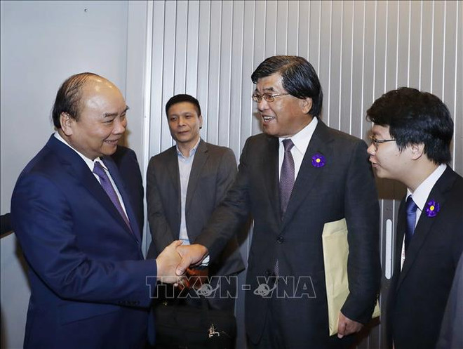Le Premier ministre Nguyen Xuan Phuc arrive à Tokyo, au Japon ảnh 1 Le Premier ministre Nguyen Xuan Phuc arrive à Tokyo, au Japon ảnh 1