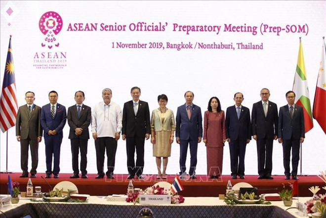 La réunion des fonctionnaires examine la préparation du 35e Sommet de l'ASEAN ảnh 1 La réunion des fonctionnaires examine la préparation du 35e Sommet de l'ASEAN ảnh 1