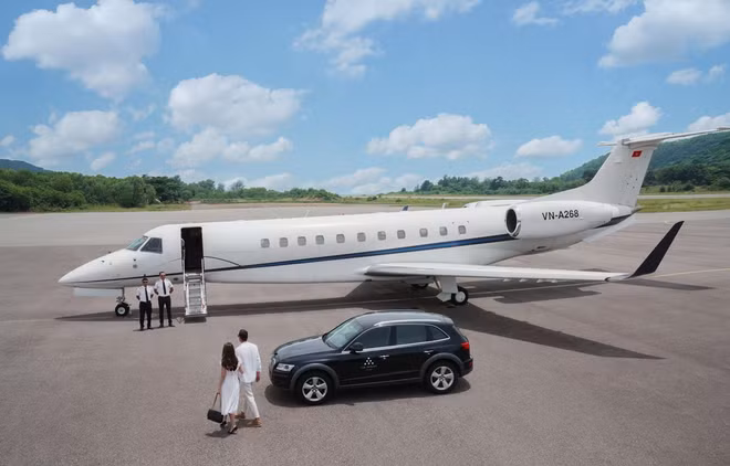 Pour la première fois, le Vietnam a un jet privé desservant Con Dao ảnh 1