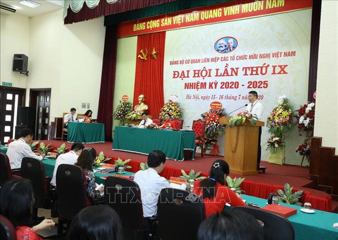 L’organisation du Parti de l’Union des organisations d’amitié du Vietnam tient son IXe congrès ảnh 2 L’organisation du Parti de l’Union des organisations d’amitié du Vietnam tient son IXe congrès ảnh 2