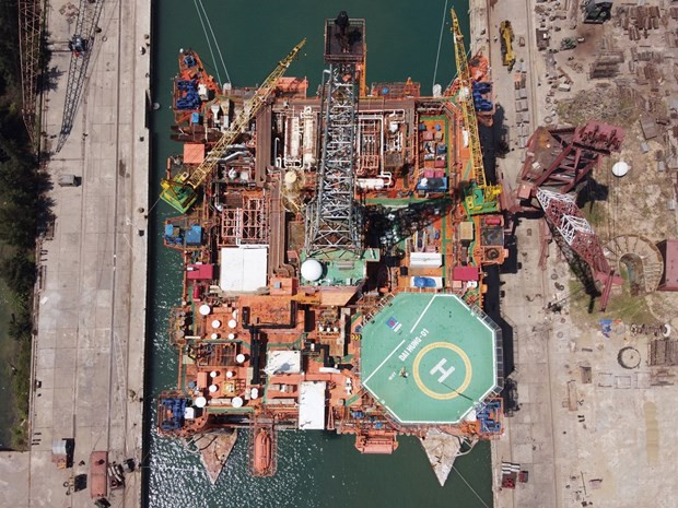 La compagnie d'industrie navale de Dung Quât redouble d’efforts pour surmonter les difficultés ảnh 1 La compagnie d'industrie navale de Dung Quât redouble d’efforts pour surmonter les difficultés ảnh 1