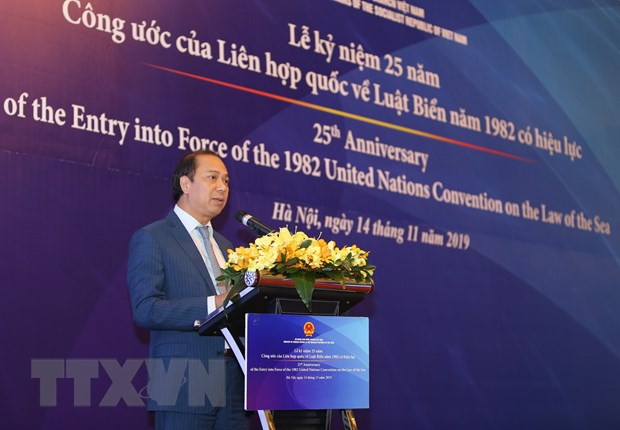 Célébration des 25 ans de l’entrée en vigueur de la CNUDM à Hanoi ảnh 1 Célébration des 25 ans de l’entrée en vigueur de la CNUDM à Hanoi ảnh 1