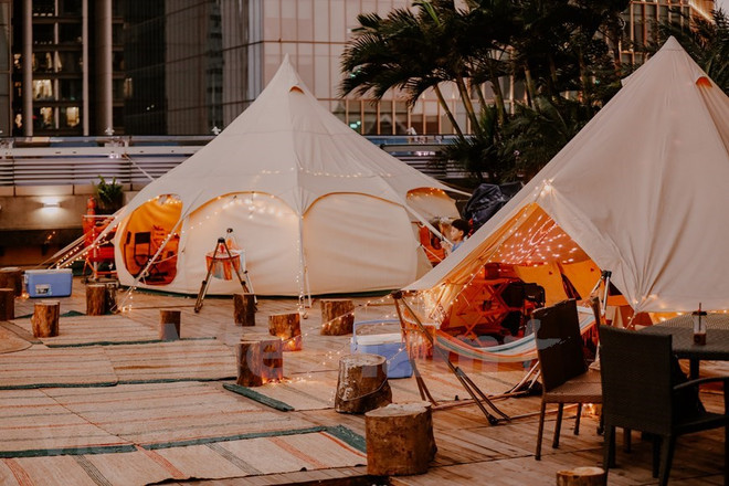 Glamping – une nouvelle tendance de vacances des jeunes Hanoïens ảnh 2 Glamping – une nouvelle tendance de vacances des jeunes Hanoïens ảnh 2