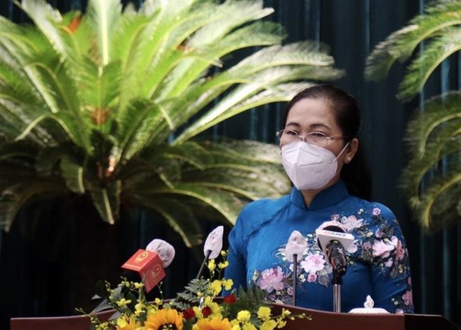 Ouverture de la 3e réunion du Conseil populaire de Ho Chi Minh-Ville du mandat 2021-2026 ảnh 2