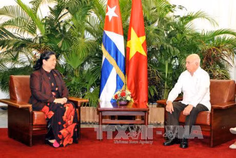 Activités de la vice-présidente permanente de l'AN du Vietnam à Cuba ảnh 1