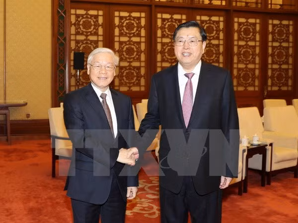 Renforcement du Partenariat de coopération stratégique intégrale Vietnam-Chine ảnh 1