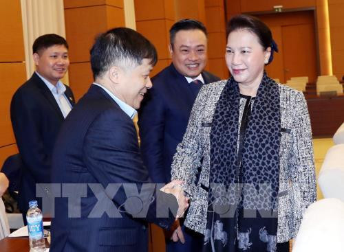 La présidente de l’Assemblée Nationale travaille avec le Groupe national gazo-pétrolier du Vietnam ảnh 1 La présidente de l’Assemblée Nationale travaille avec le Groupe national gazo-pétrolier du Vietnam ảnh 1