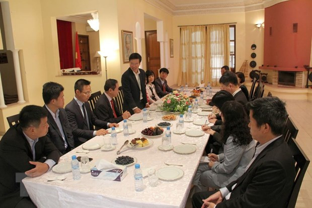 Une délégation du Parti en visite au Maroc ảnh 1 Une délégation du Parti en visite au Maroc ảnh 1